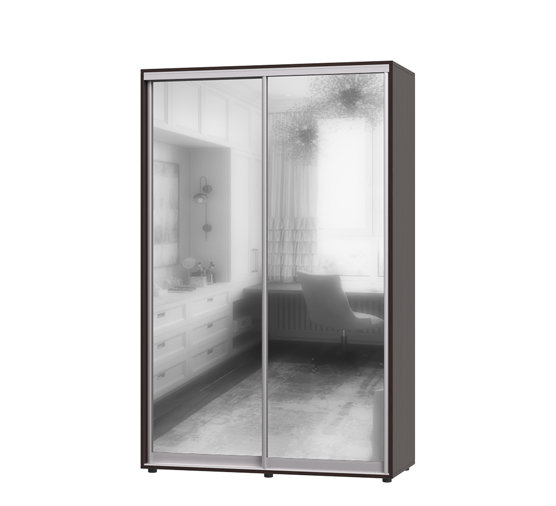 Шкаф-купе двухдверный Эверест ШК-02 140х60х220 см Венге Магия (06905)