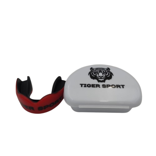 Капа боксерская одинарная подростковая Tiger Sport МG-19L Красный