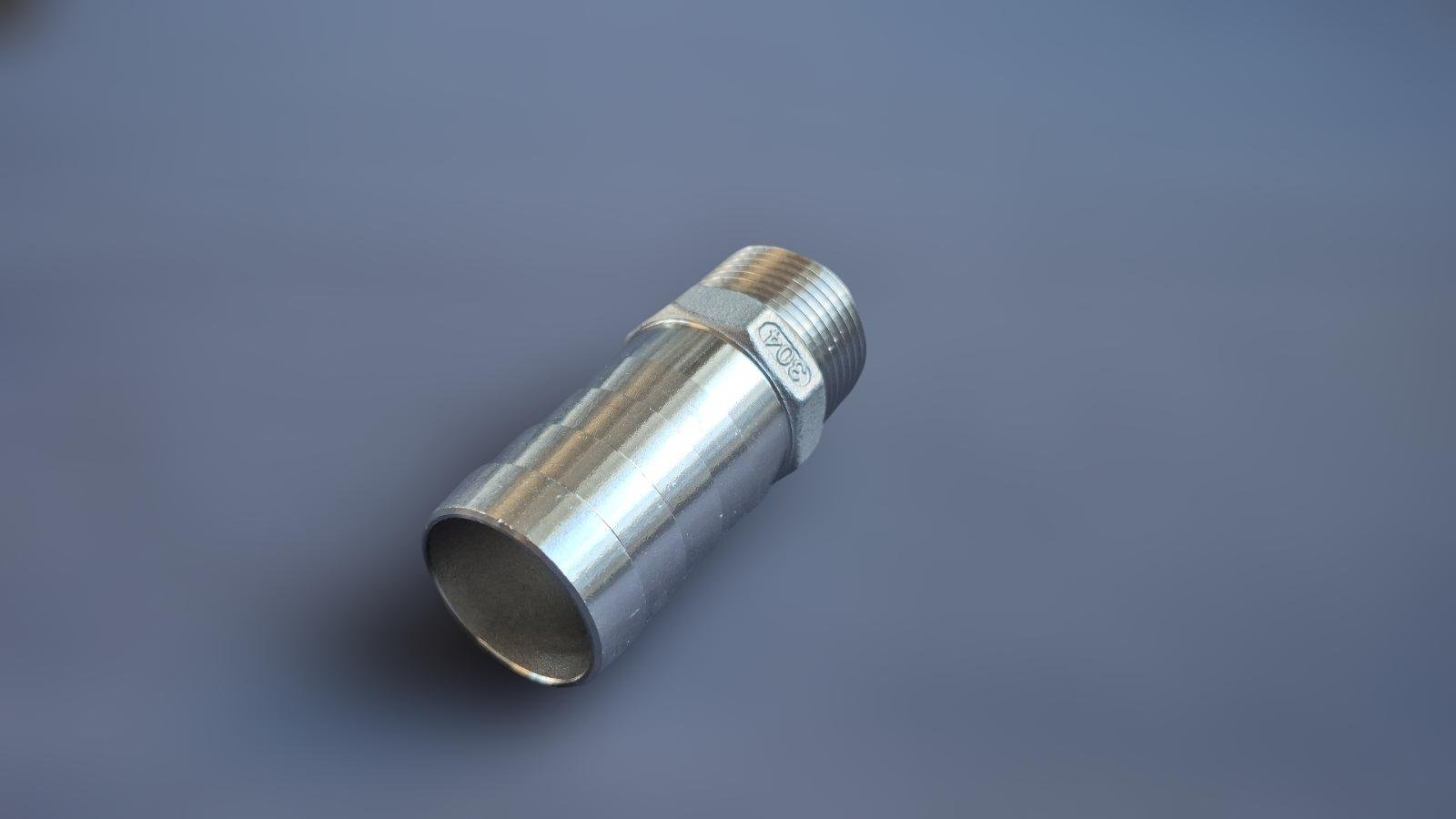 Штуцер шланговый резьбовой DN25 AISI304 BSPP Class-150 н/ж сталь 32 мм 1" (29203328) - фото 7 Штуцер шланговый резьбовой DN25 AISI304 BSPP Class-150 н/ж сталь 32 мм 1" (29203328) - фото 7