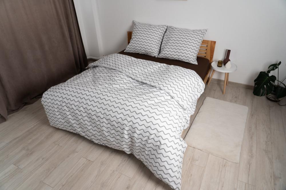 Простирадло з гумкою ТЕП Натхнення 160х200 см Какао (18163) - фото 4 Простирадло з гумкою ТЕП Натхнення 160х200 см Какао (18163) - фото 4