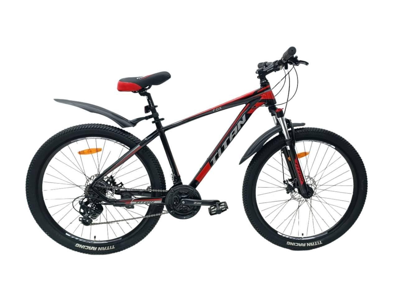 Велосипед Titan FOX 27,5" 17" Черно-красный