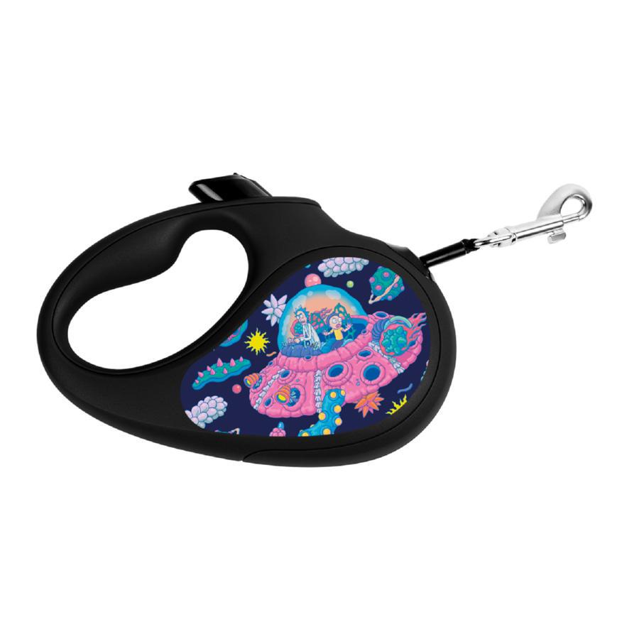 Поводок-рулетка для собак Waudog R-leash Год и Морти 1 XS до 12 кг 3 м