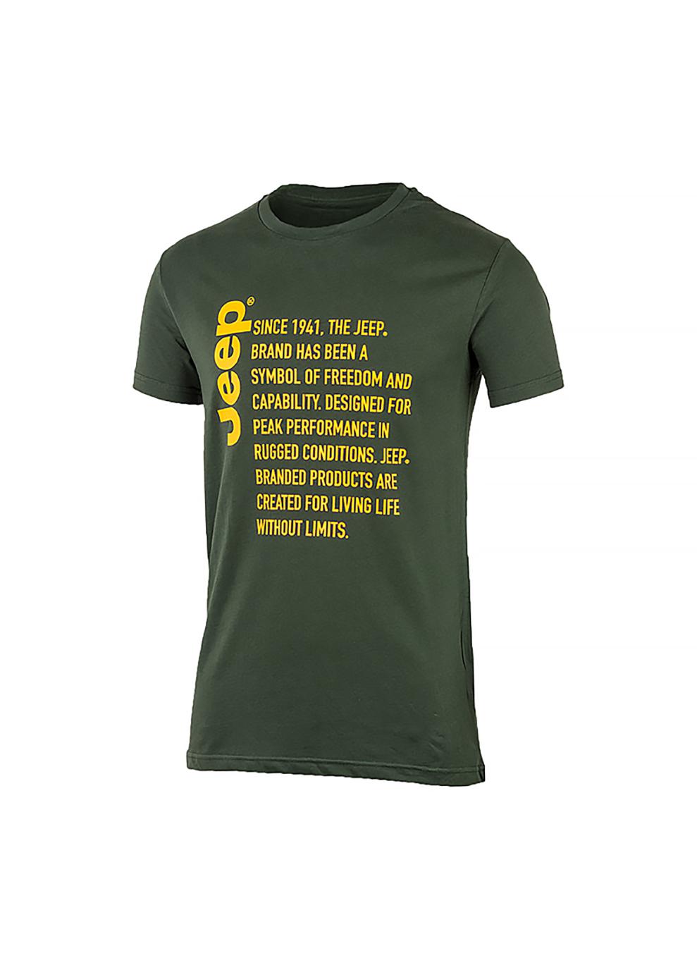 Футболка мужская JEEP T-SHIRT Since 1941 S Хаки (O102591-E853 S)