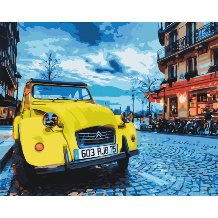 Картина по номерам Ідейка Загородный дом Стальное небо 40х50 см (KHO2504)