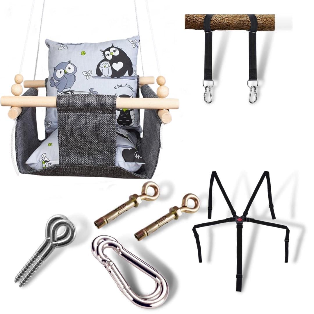 Детская качеля Infancy Совунья Графитовый (9675026) Детская качеля Infancy Совунья Графитовый (9675026)