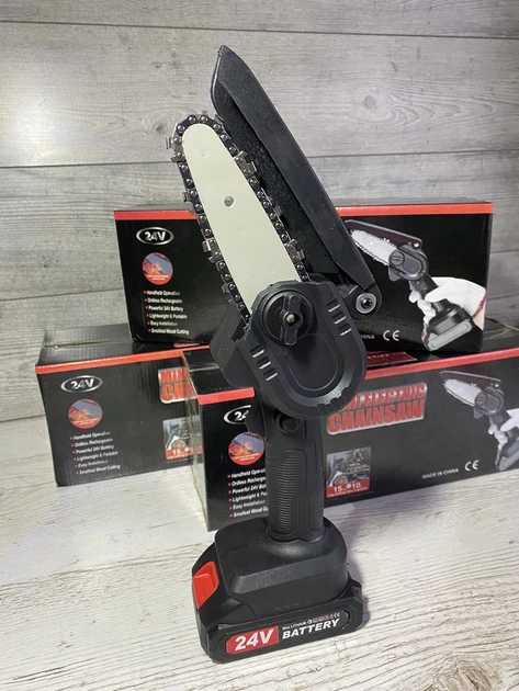 Пила цепная аккумуляторная 4" 24V-К в коробке Black (2642557506)