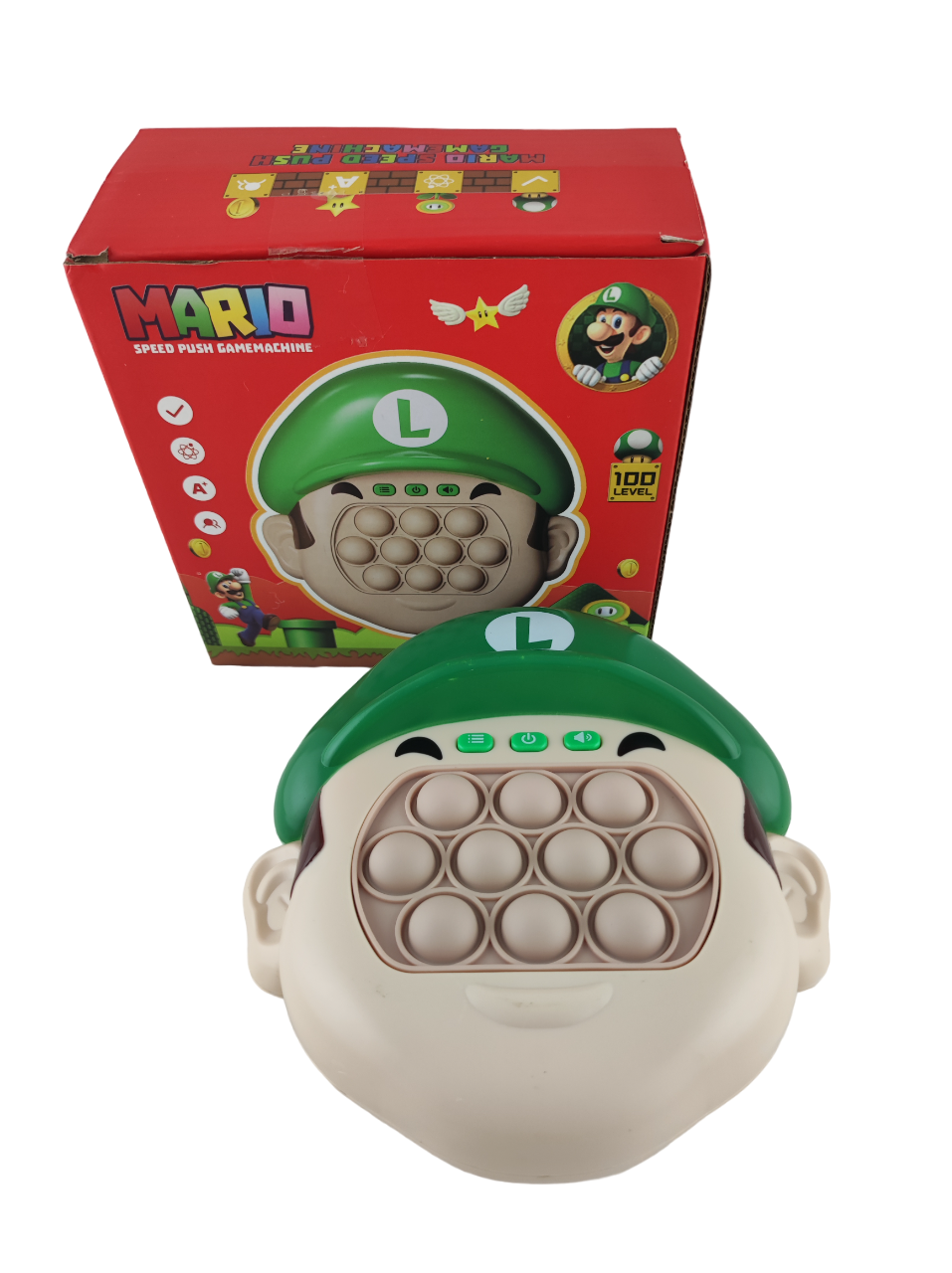 Интерактивная игрушка Pop-It Mario Зеленый (000100)