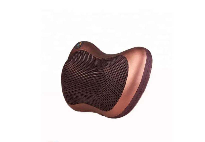 Массажер-подушка CHM-8028 для шеи 8 роликов вращение в обе стороны 360° Бронзовый (MER-13123_323) Массажер-подушка CHM-8028 для шеи 8 роликов вращение в обе стороны 360° Бронзовый (MER-13123_323)