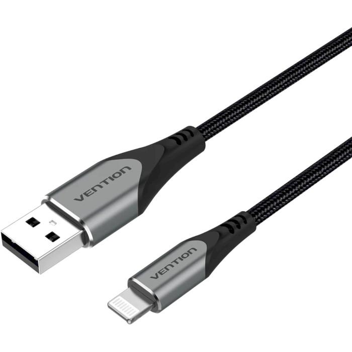 Кабель Vention USB2.0 AM/Lightning 2,4 A/2 м Gray (LABHH)