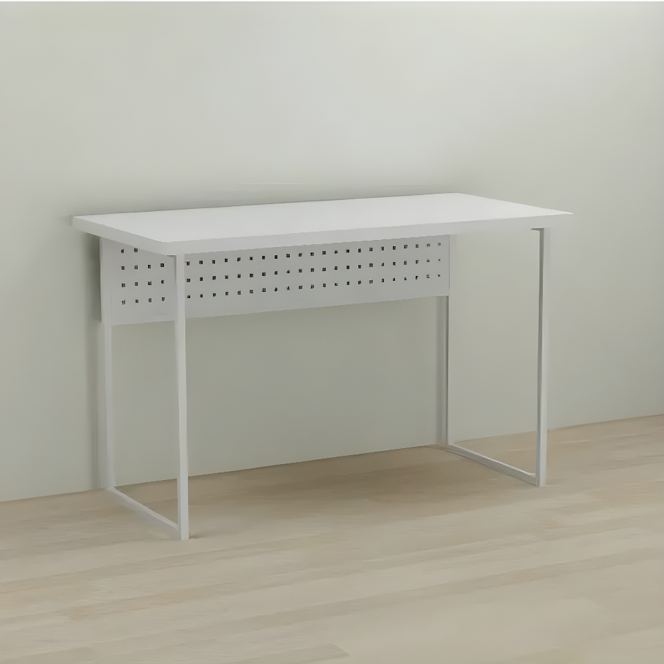 Стол компьютерный Ferrum-decor Майк ДСП 32 мм 75x120x70 см Белый/Белый (FRD-101342)