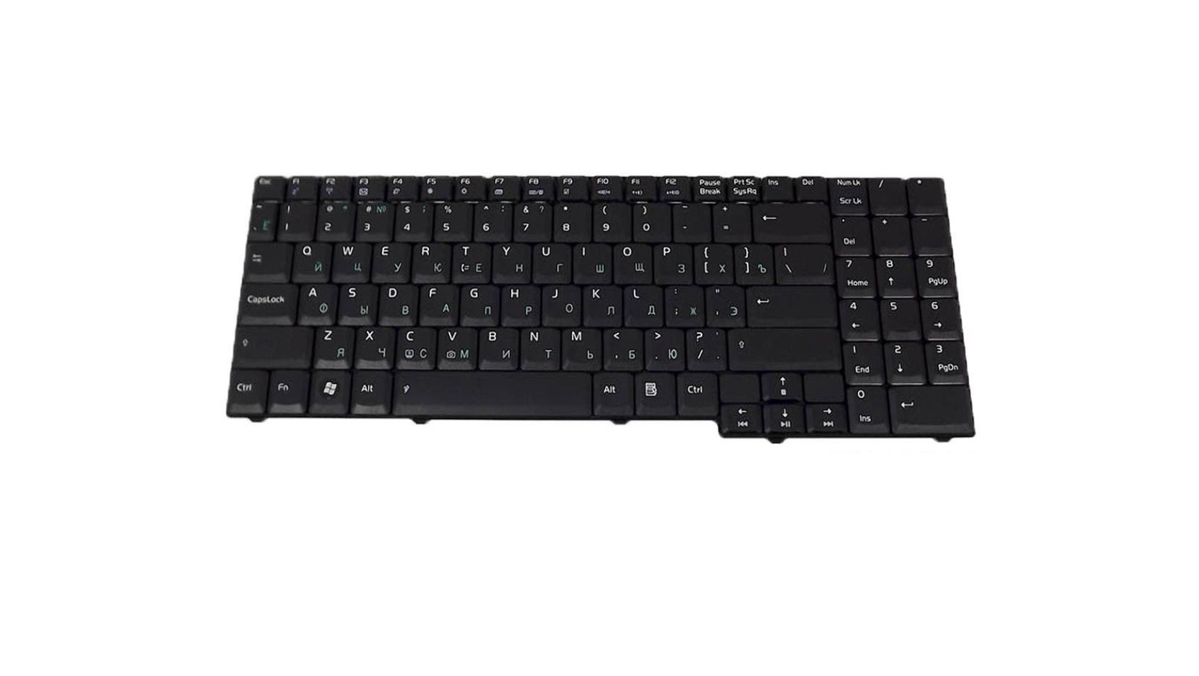 Клавиатура для ноутбука Asus F7 F7L матовая (04GND91KRU10)