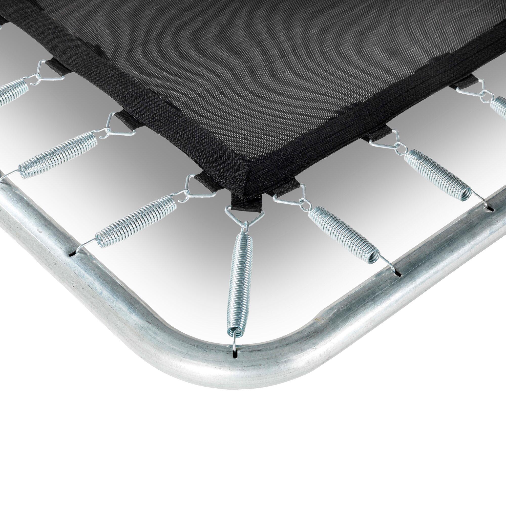 Батут Exit Toys Silhouette с защитной сеткой прямоугольный 244x366 см Зеленый (1068764310) - фото 5