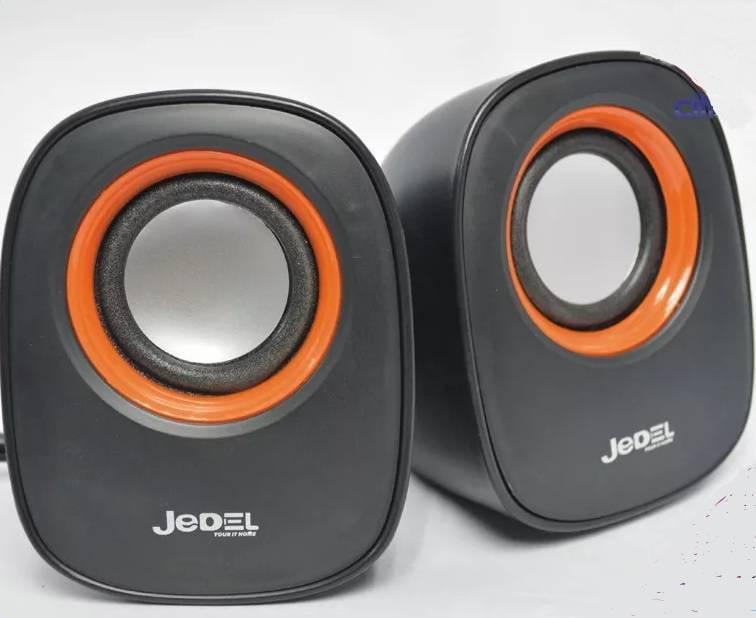 Колонки Jedel JD-M600 Q-106 USB/3,5 мм 2х3W 90Hz-20KHz з регулятором гучності Black/Red (39535)