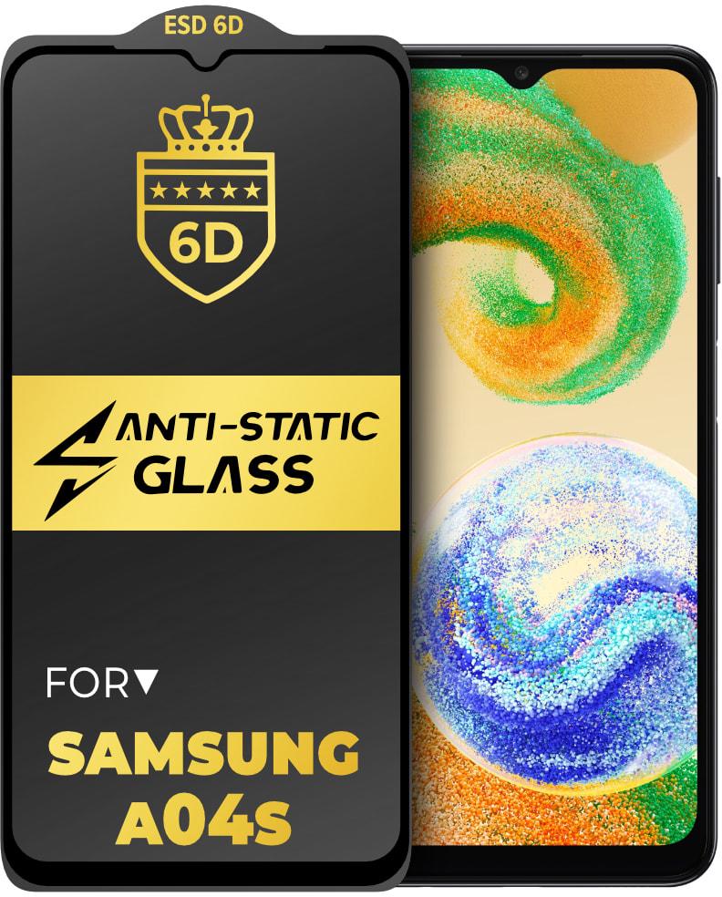 Стекло защитное 6D Anti-Static Samsung Galaxy A04s A047 Glass Shield (34229)