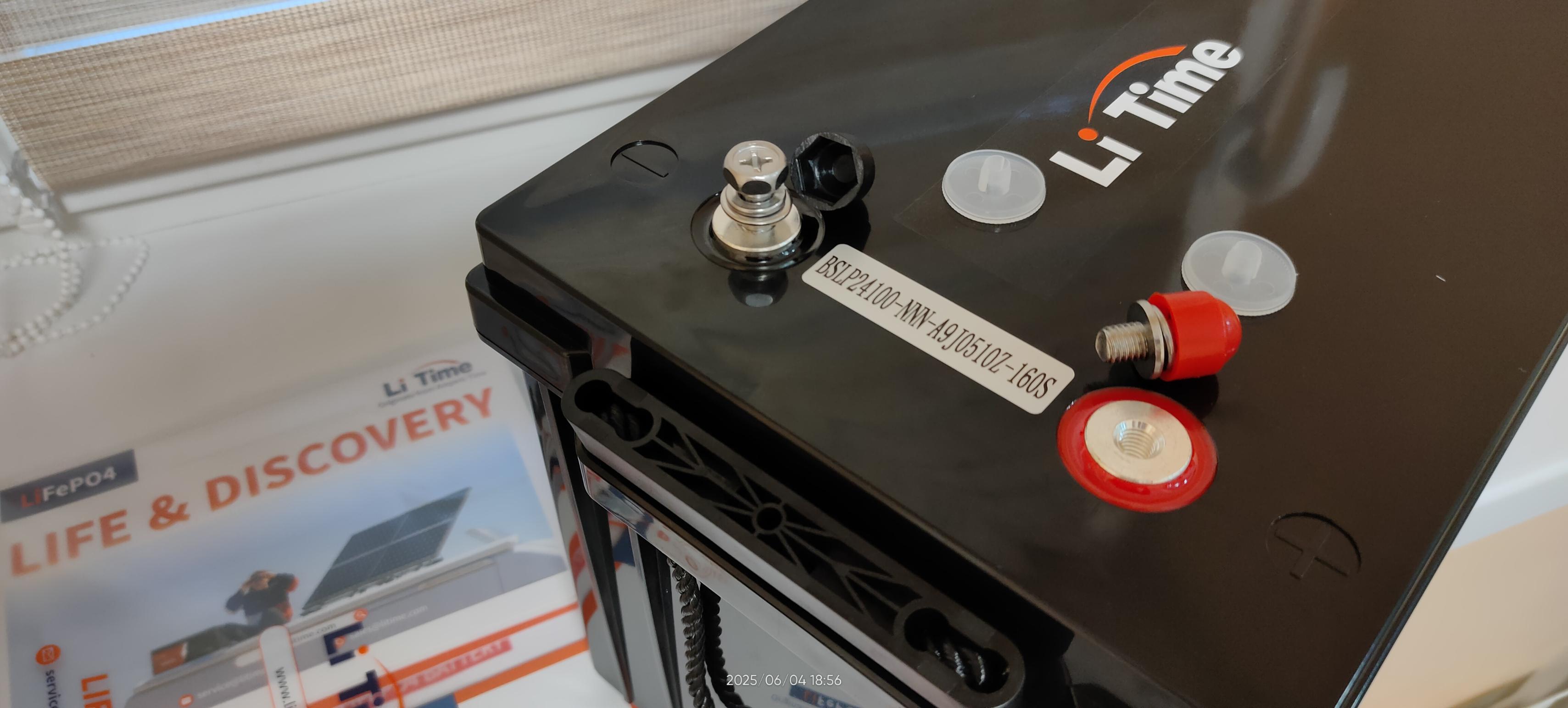Акумулятор для ДБЖ/інвертора LiTime LiFePO4 24В 100А год - фото 4