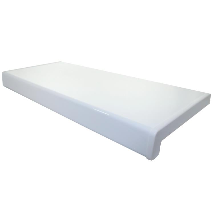 Подоконник Crystalit ПВХ 400х1000х20 мм Белый глянцевый (25410465) Подоконник Crystalit ПВХ 400х1000х20 мм Белый глянцевый (25410465)