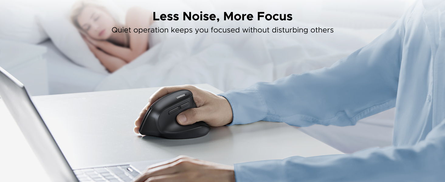 Компьютерная мышка беспроводная UGREEN M571P Black (65042) - фото 9 Компьютерная мышка беспроводная UGREEN M571P Black (65042) - фото 9