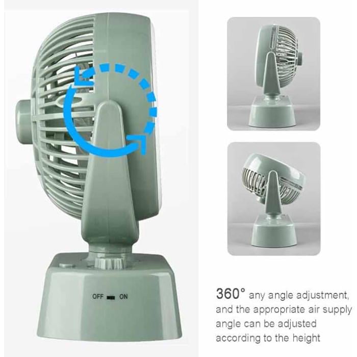 Вентилятор акумуляторний 3в1 YT-M2028 USB із зволоженням та підсвічуванням Зелений - фото 6 Вентилятор акумуляторний 3в1 YT-M2028 USB із зволоженням та підсвічуванням Зелений - фото 6