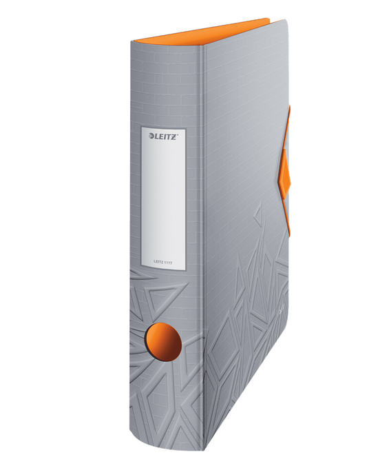 Папка-регистратор Leitz Active Urban Chic на резинке A4 65 мм Серый (1117-00-88)