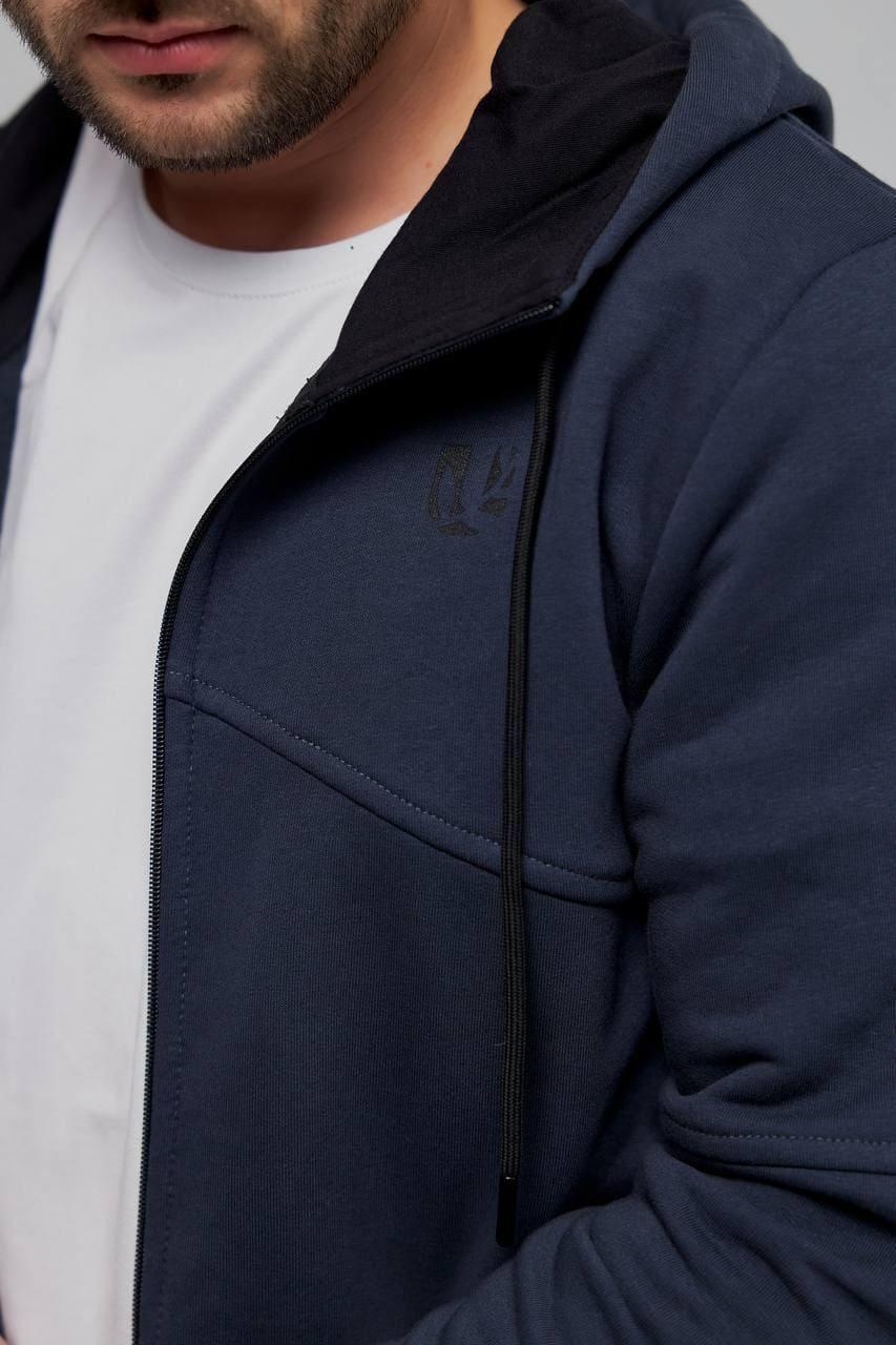 Спортивный мужской костюм М147.3 3-х нитка XL Фуме (170-1-63) - фото 2 Спортивный мужской костюм М147.3 3-х нитка XL Фуме (170-1-63) - фото 2