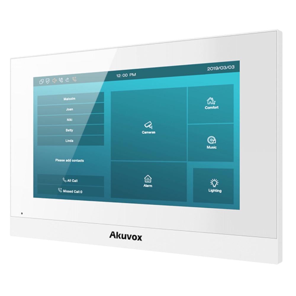 Відеодомофон IP Akuvox C313W з WF White - фото 3