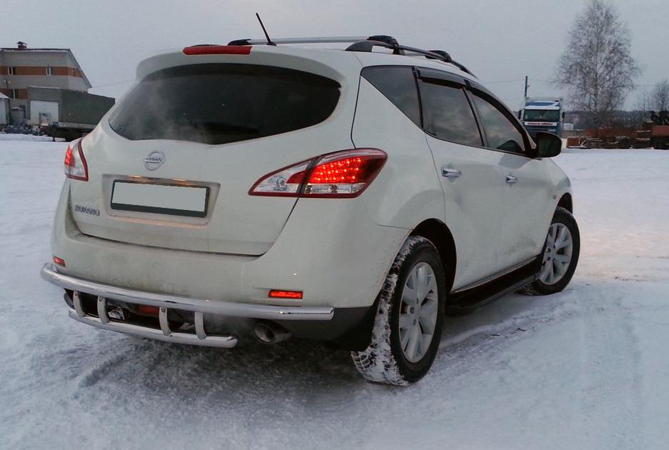 Задняя дуга AK CAN для Nissan Murano 2008-2014 гг. нержавеющая сталь Хром