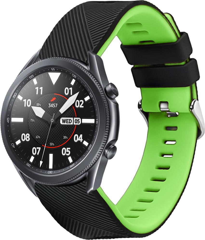 Ремешок Luminic для Galaxy Watch 3 45 мм Black Green (26659-4A)