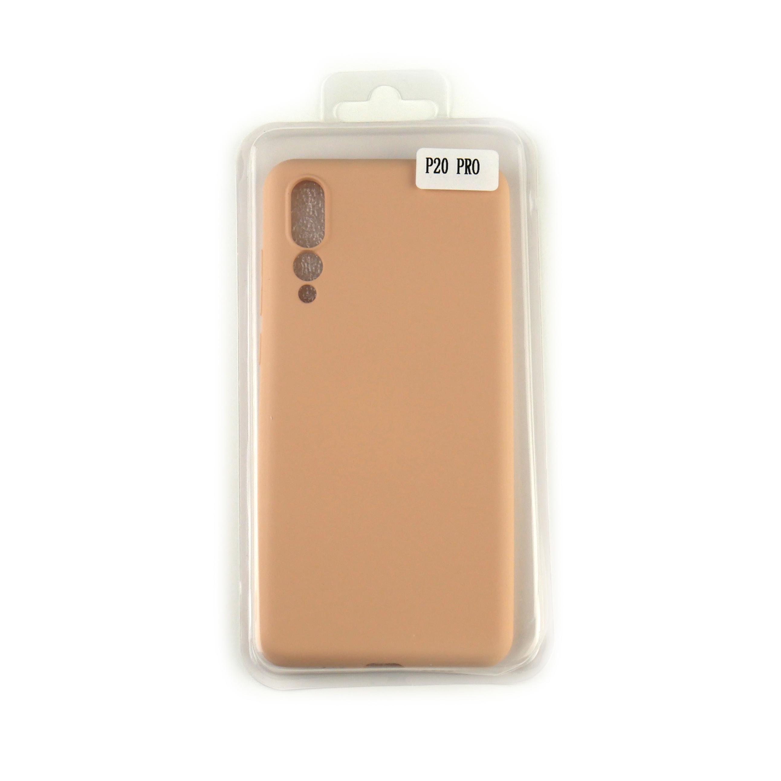 Чехол Silicone Case Full Cover Huawei P20 Pro Розовое Золото