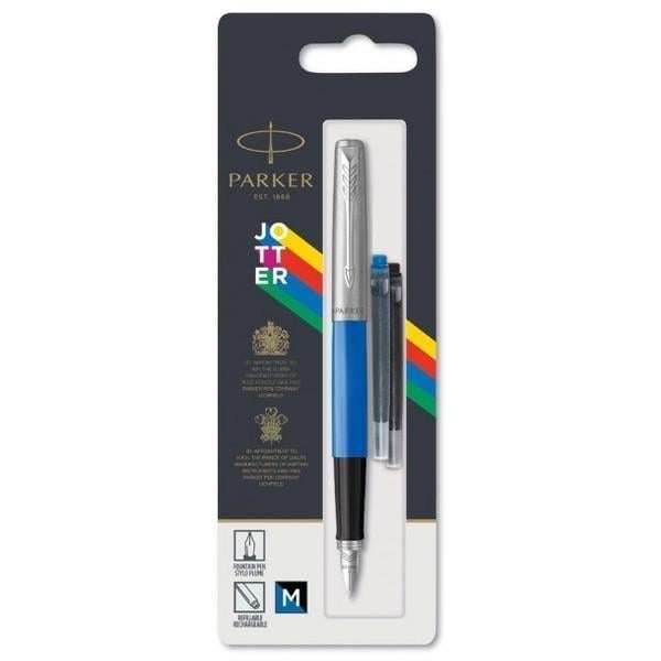 Ручка перова Parker Jotter 17 Plastic Blue (CT FP M 15116)