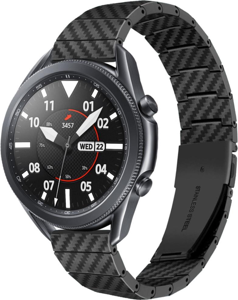 Ремінець Armrok для Galaxy Watch 3 45mm Black (31667-2B) Ремінець Armrok для Galaxy Watch 3 45mm Black (31667-2B)