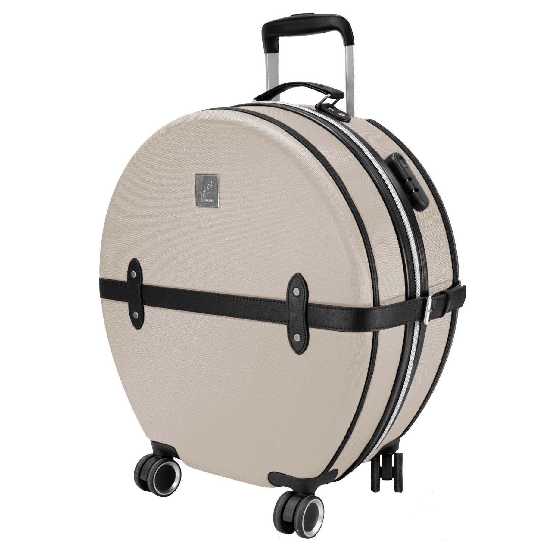 Чемодан малый ручная кладь SEMI LINE 20" ABS-Plastic S Champagne/Black (T5674-2)