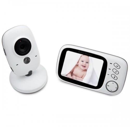 Видеоняня с датчиком звука Baby Monitor VB603 с портативным дисплеем и измерением температуры Белый (13706738)