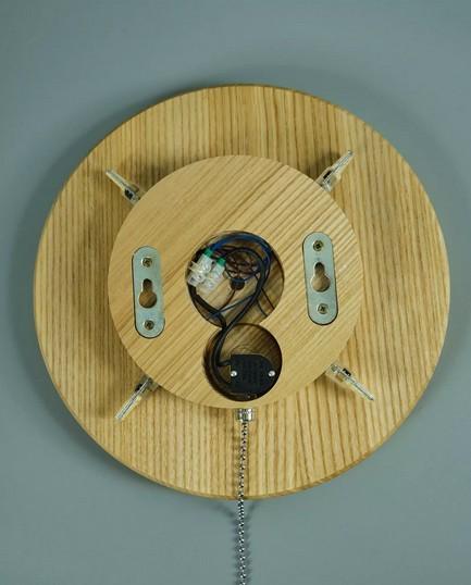 Cвітильник настінний Iterna Round 4xG4 Світлий ясен (L W037) - фото 4 Cвітильник настінний Iterna Round 4xG4 Світлий ясен (L W037) - фото 4