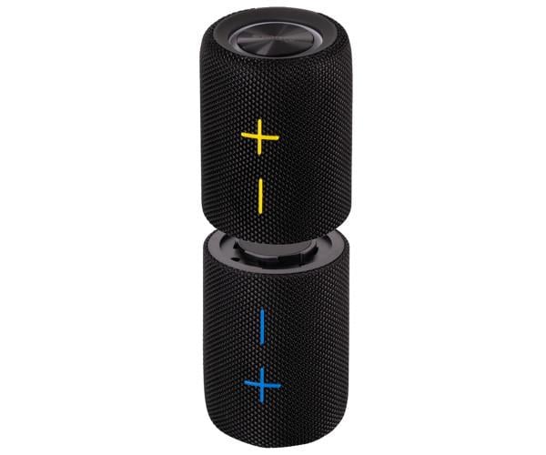 Колонка Bluetooth Gelius Shark X KZBS-003i 4000mAh 20W з LED підсвіткою та водонепроникністю IPX6 Black