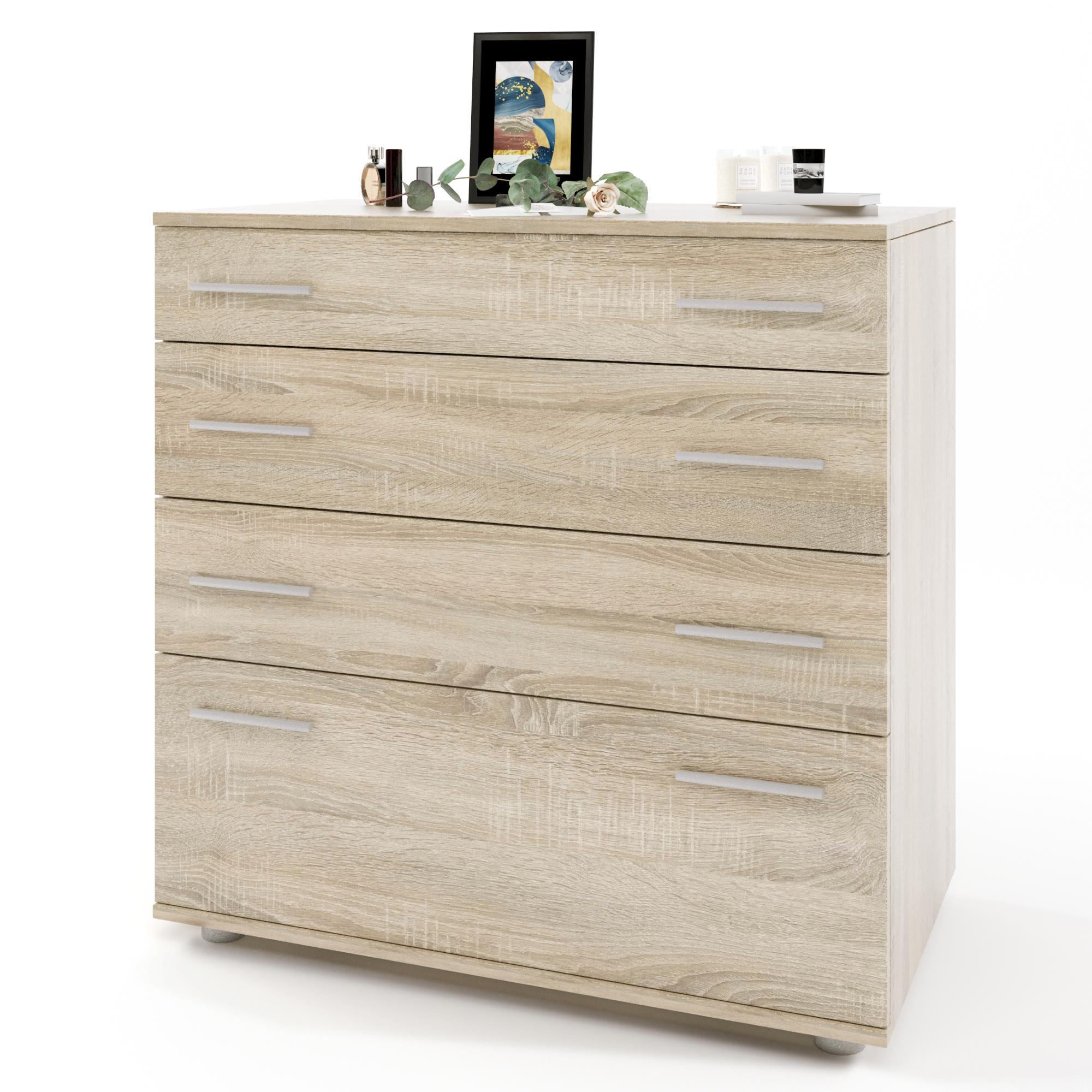 Комод для постільної білизни Еверест К-2 на телескопах Дуб сонома (EVR-2451)