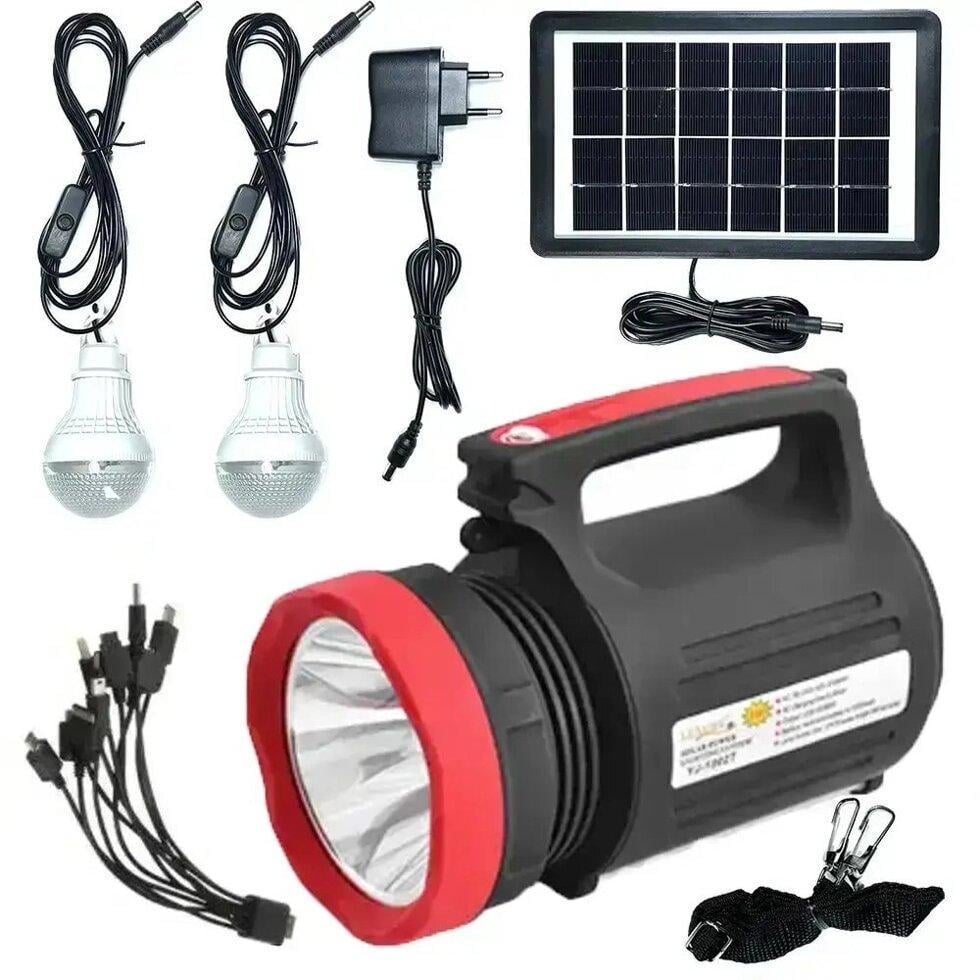 Фонарь ручной Yj-1902t Led аккумуляторная солнечная панель/Power Bank 2 шт. (1852513166)