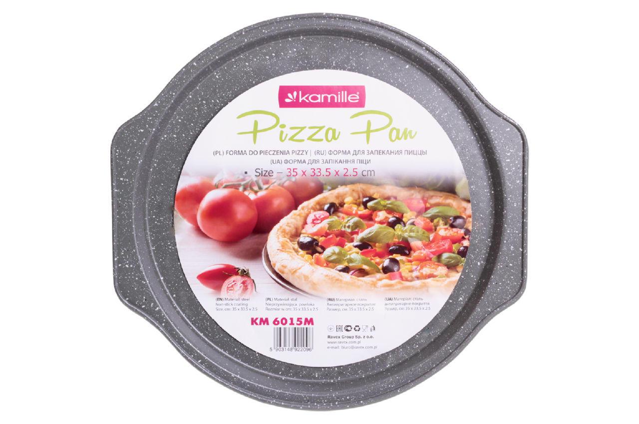Форма для выпечки Kamille Пицца 335x25 мм (6015M)