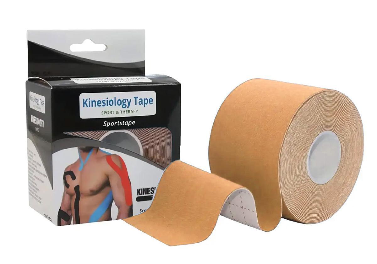 Тейп кинезиологический EasyFit Kinesio Бежевый (EF-2080-SN) Тейп кинезиологический EasyFit Kinesio Бежевый (EF-2080-SN)
