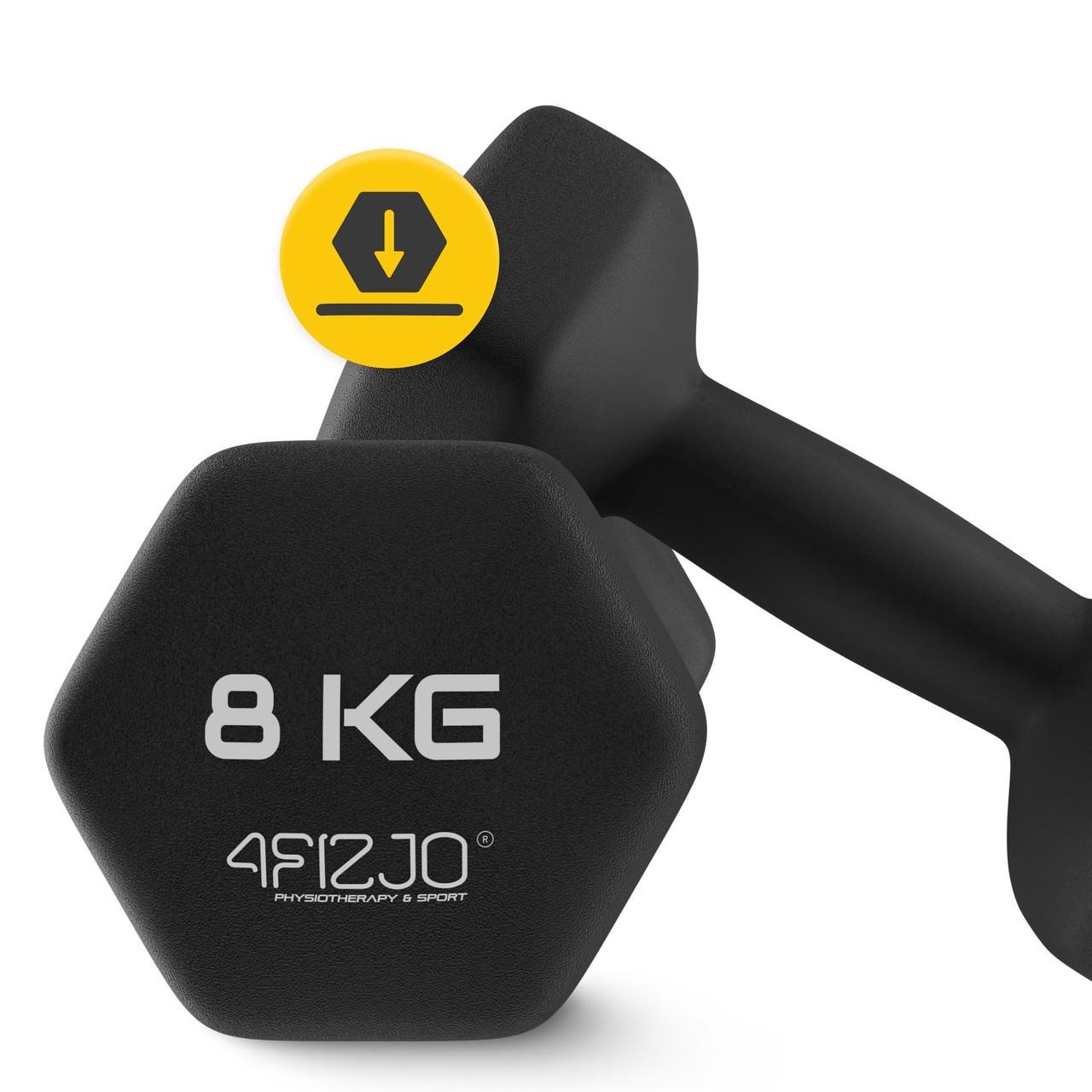 Гантели виниловые 4FIZJO Classic 2x8 кг (P-5905973403214) - фото 4 Гантели виниловые 4FIZJO Classic 2x8 кг (P-5905973403214) - фото 4