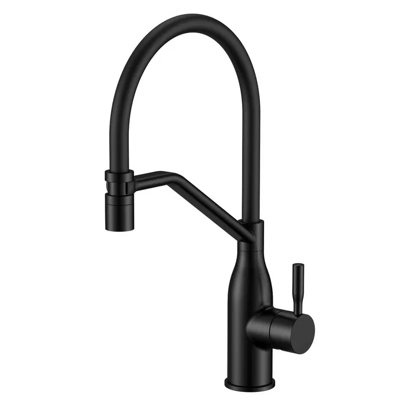 Смеситель для кухни MIXXUS Premium GRAVITY 017 Nut Black Refl Black (MI8408)
