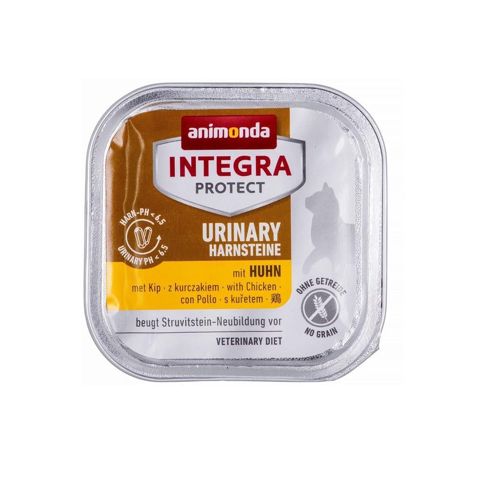 Корм ветеринарный влажный Integra Protect Urinary Struvit dish with Chicken для кошек при мочекаменной болезни курица 100 г (34806714) Корм ветеринарный влажный Integra Protect Urinary Struvit dish with Chicken для кошек при мочекаменной болезни курица 100 г (34806714)