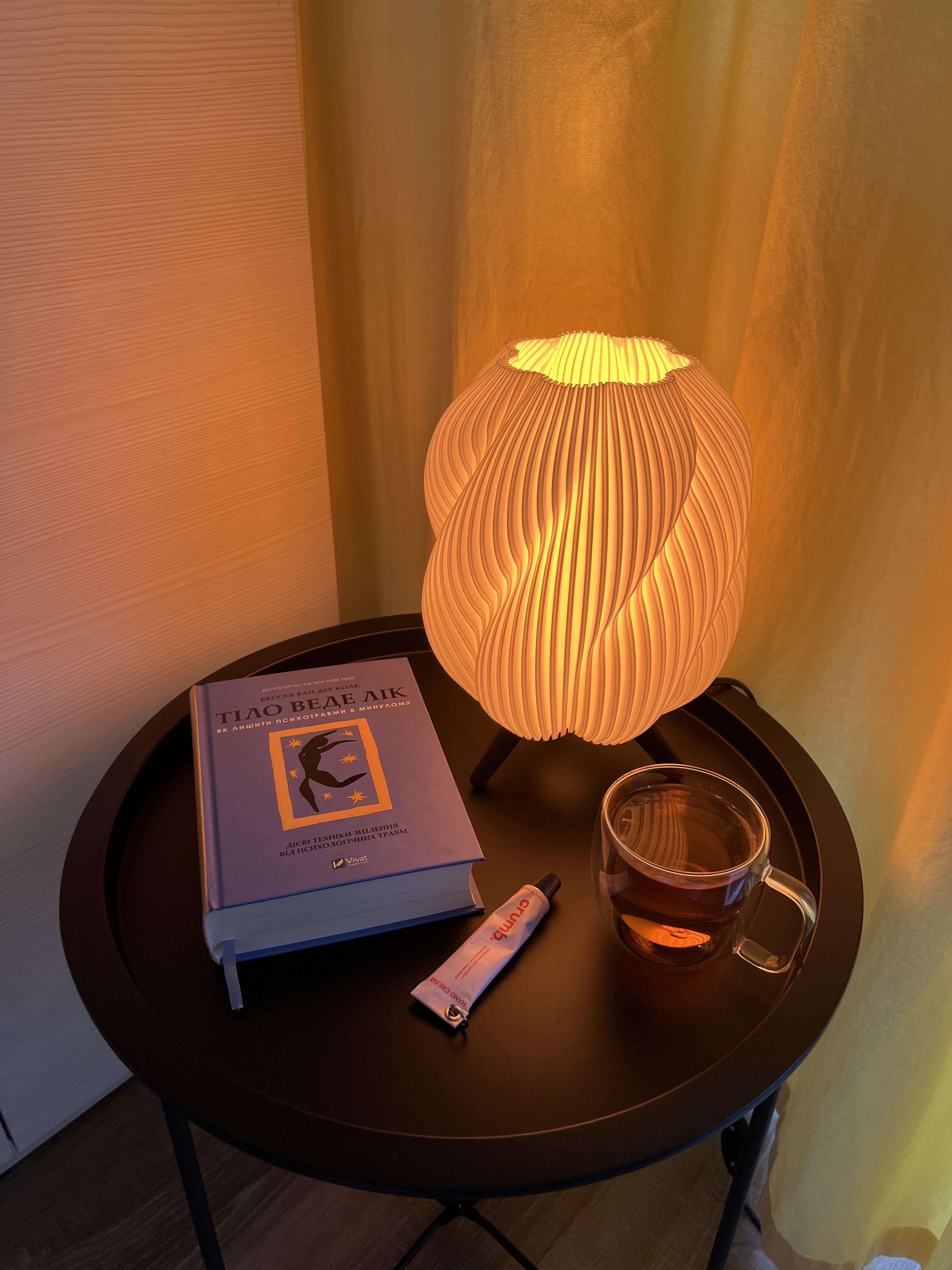 Настільна лампа TEPLO FLOWA L 3,1 Вт Е27 Білий (100101) - фото 4