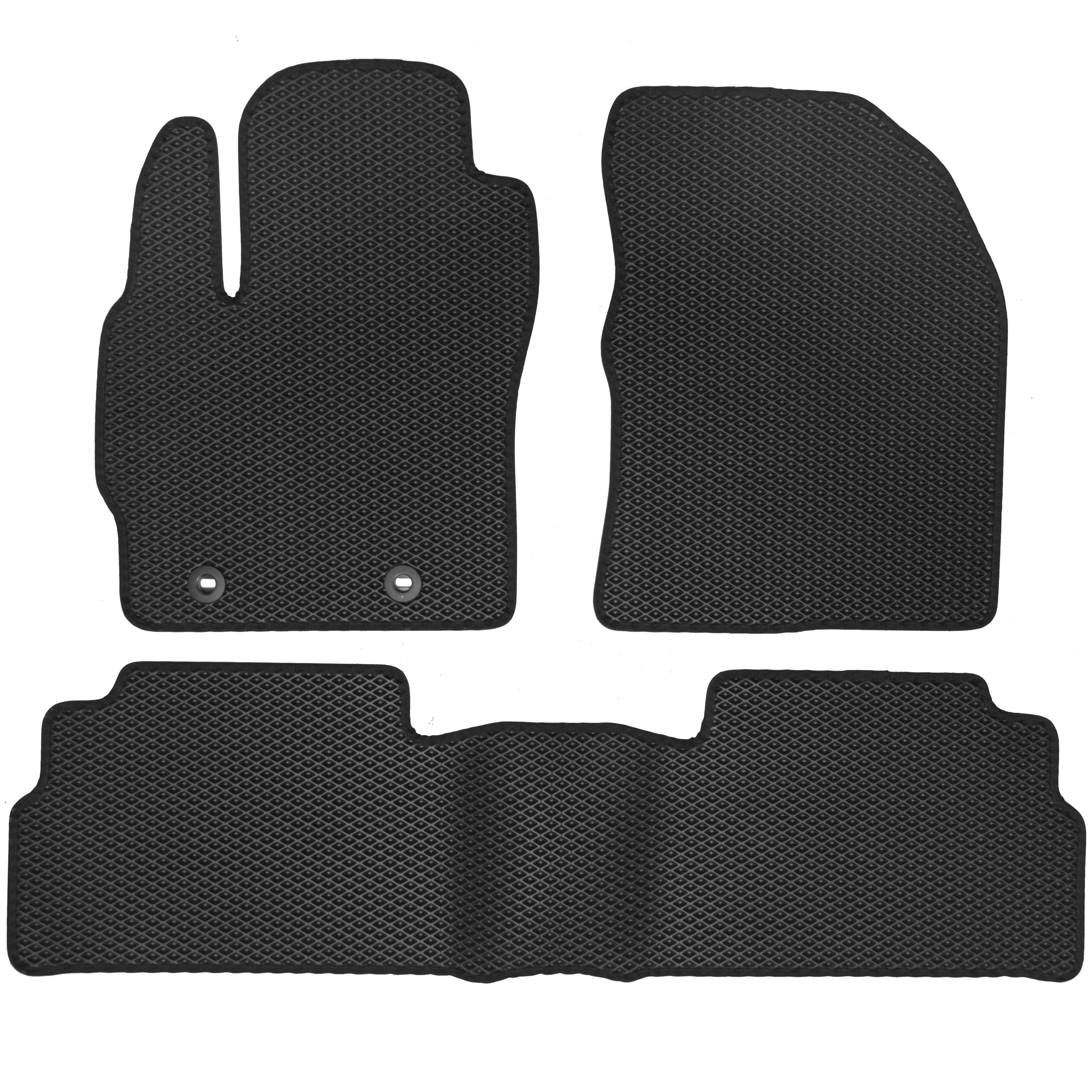 Коврики в салон для Toyota Verso '09-13 EVA-полимерные Черный (150633)