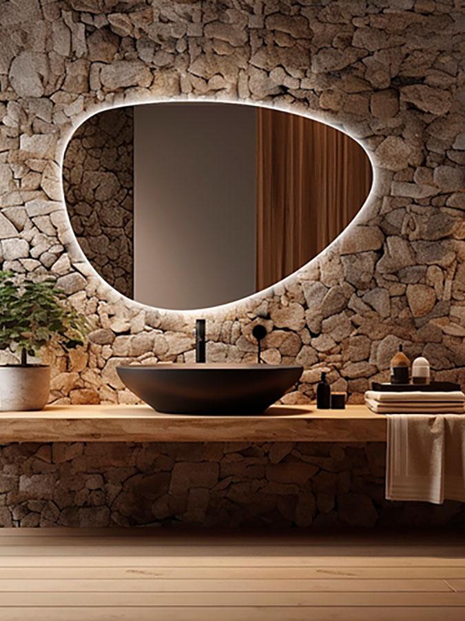 Зеркало с подсветкой Izabela M 50х100 см (10016M-50100stW)