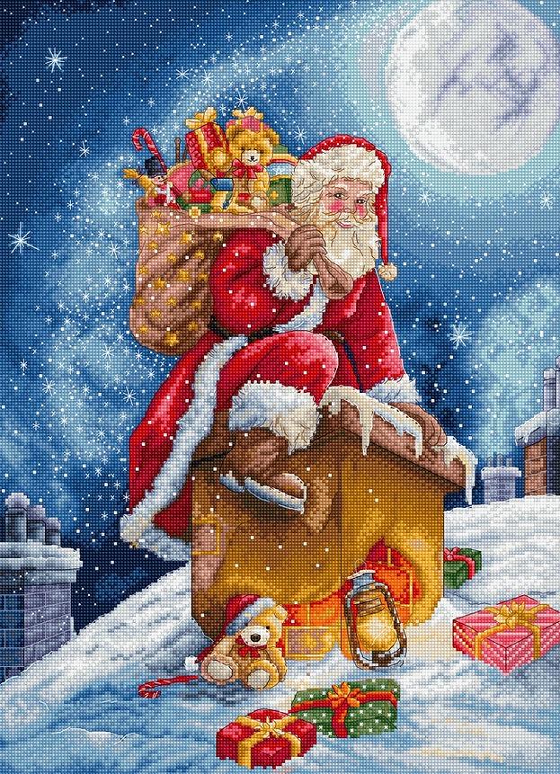 Набір для вишивання хрестиком L9964 Santa's Secret Stop Letistitch