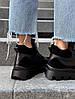 Кроссовки женские кожаные высокие на меху р. 41 26,5 см Черный - фото 5 Кроссовки женские кожаные высокие на меху р. 41 26,5 см Черный - фото 5