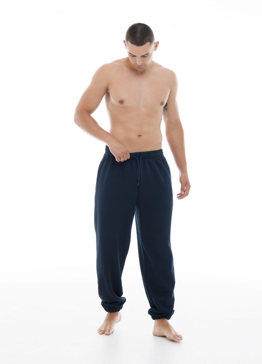 Штаны базовые мужские Наталюкс с карманами трехнитка XL Темно-синий (3715179402441) - фото 2 Штаны базовые мужские Наталюкс с карманами трехнитка XL Темно-синий (3715179402441) - фото 2