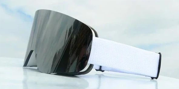 Маска лыжная магнитная REVO/OBAOLAY два стекла защита UV400 зеркальное стекло Белый (739971774)