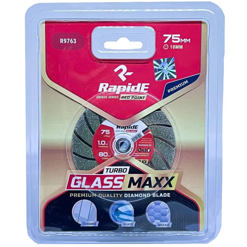 Диск-міні алмазний RapidE TURBO GLASSMAXX 75x10 мм R9763 (PLX-НФ-00003845)