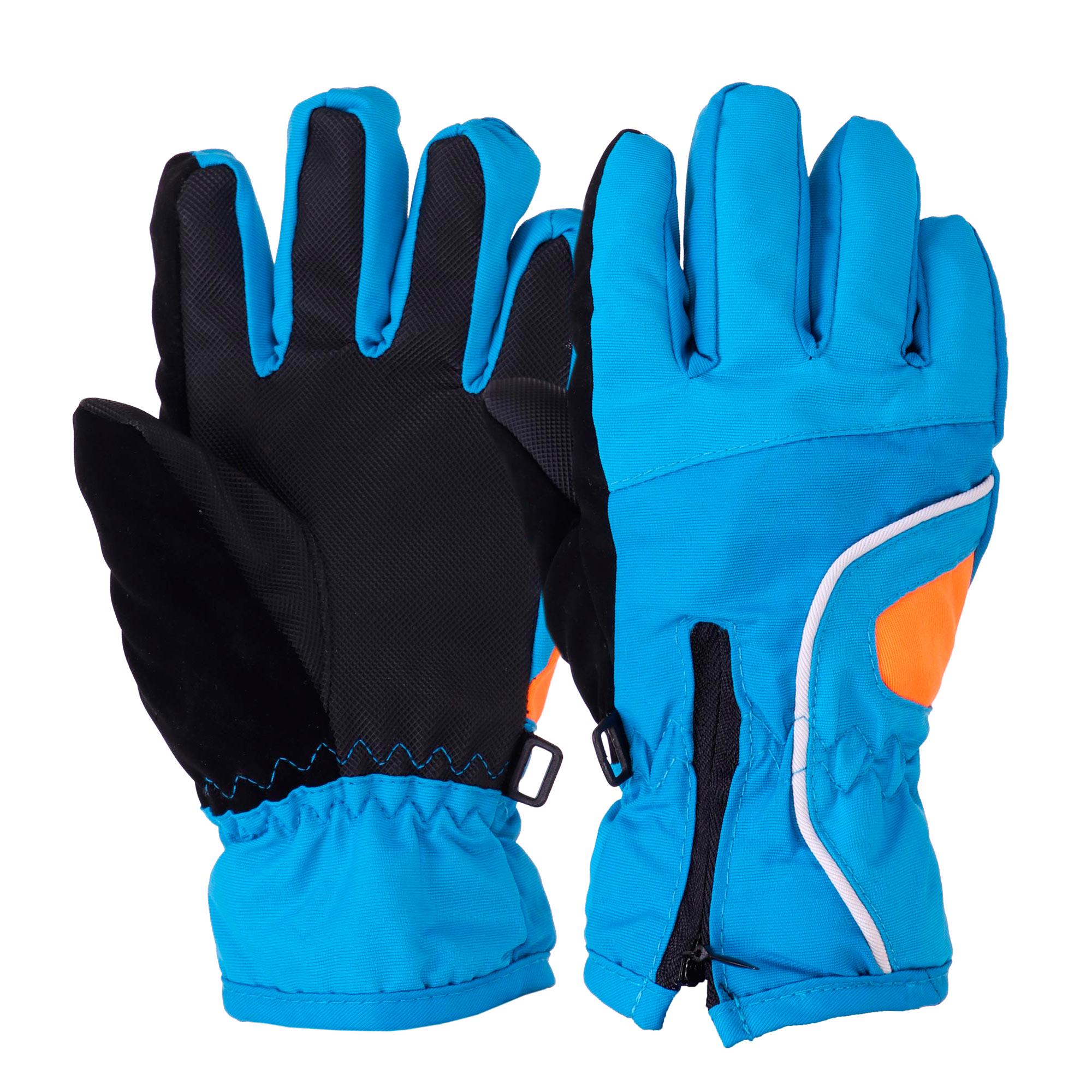 Перчатки горнолыжные детские Zelart C-3258 L-XL Голубой (DR007586)
